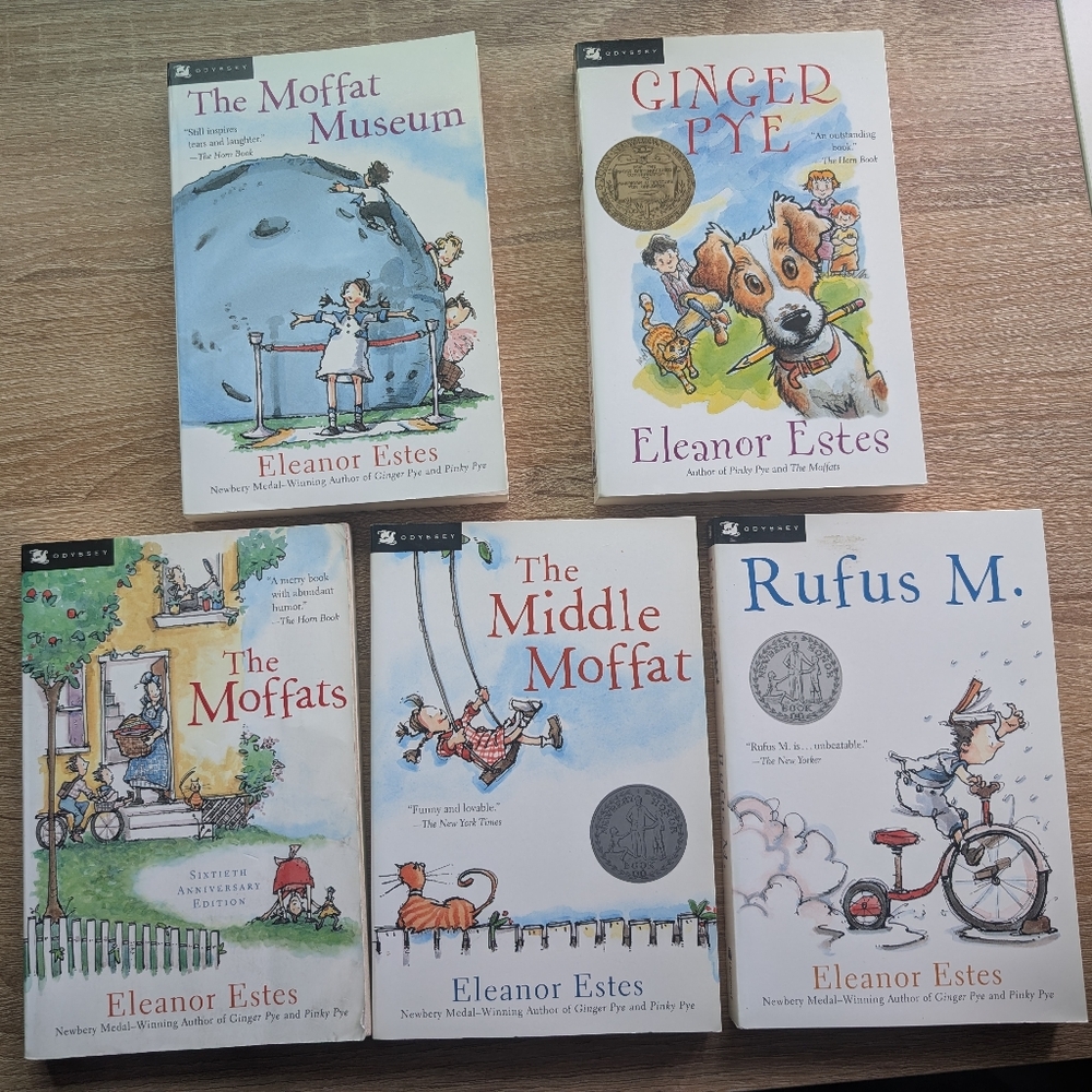 The Moffats Children's Book Series + Ginger Pye By Eleanor Estes